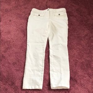 🇺🇸Brooks Brothers white denim jeans sz 8